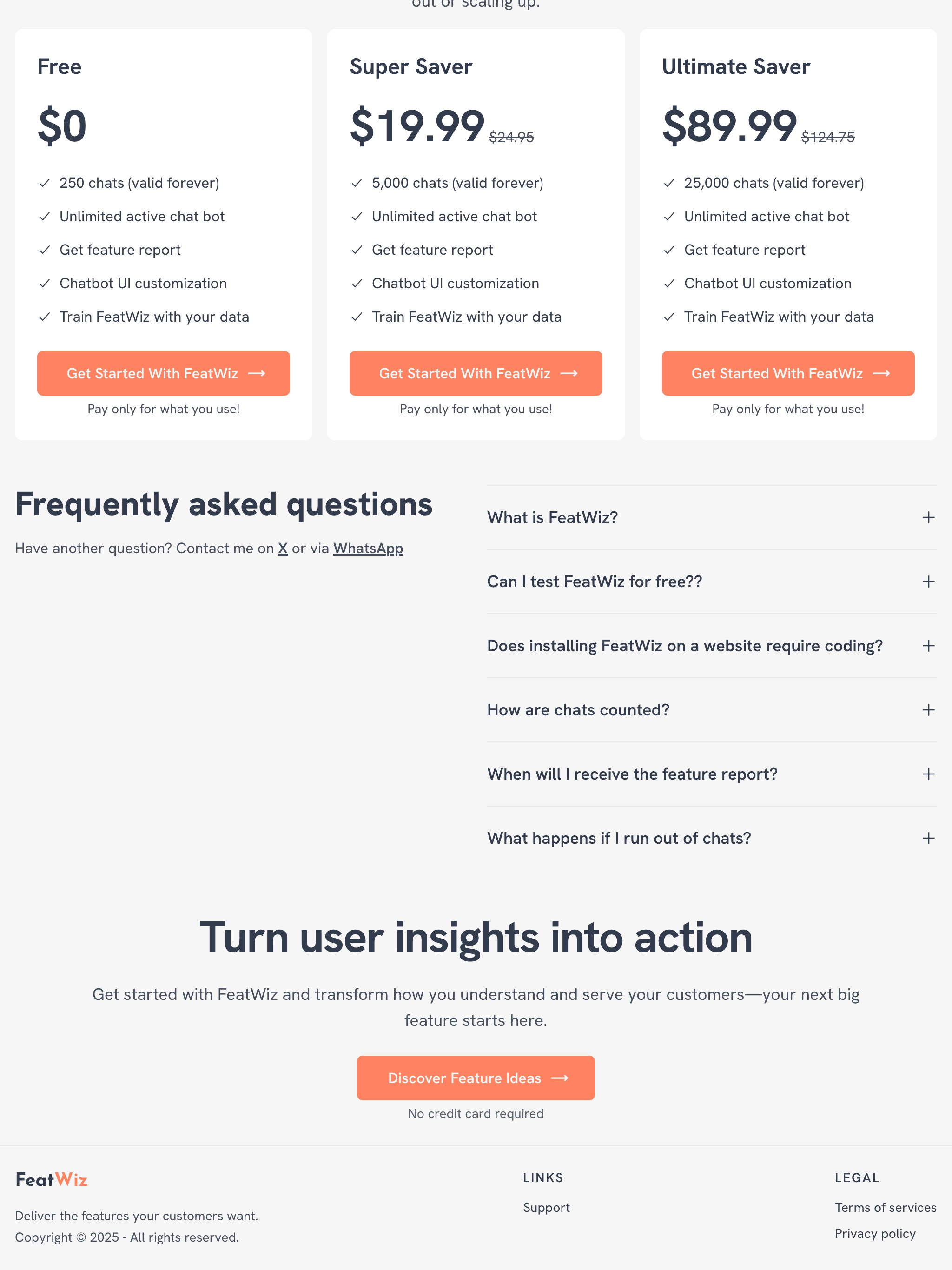 Landing page